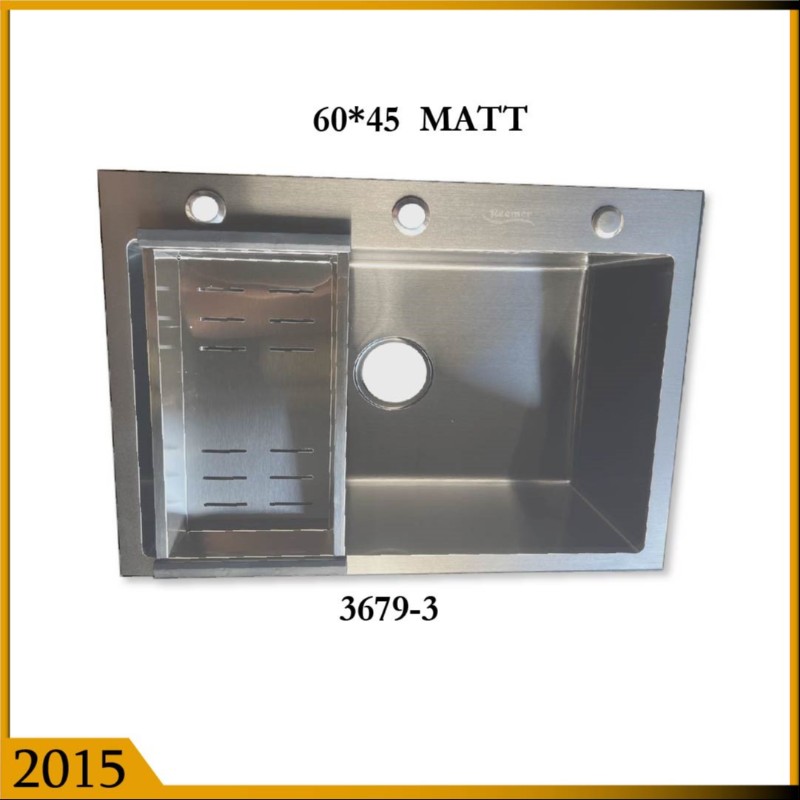 KITCHEN SINK HAND MADE 60*45 MATT (2015)